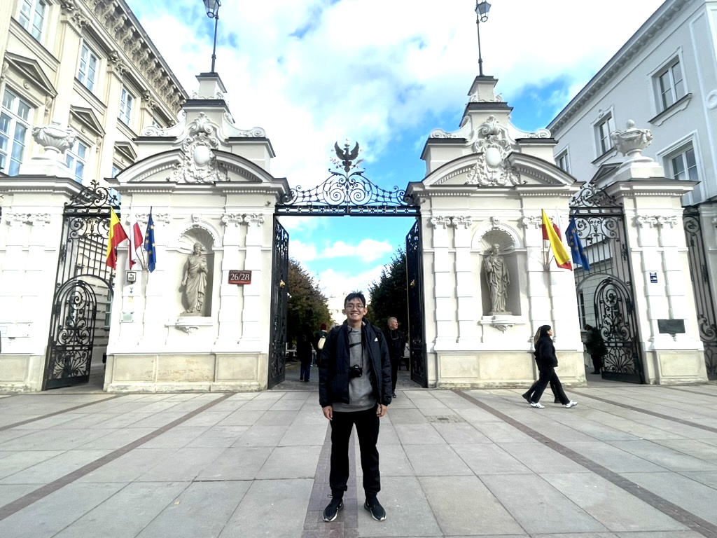 Tuan Minh Le in Warsaw, Europe